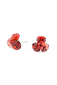 Cercei Round Stones Chaton Tripple SS29, model 231