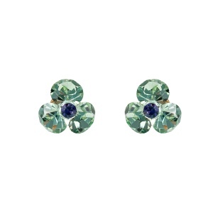 Cercei Round Stones Chaton Tripple SS29, model 239