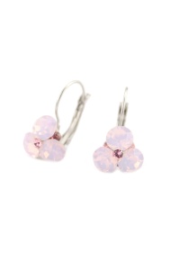 Cercei Round Stones Chaton Tripple SS34, model 215