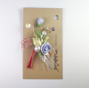Martisor tip brosa, model 25MBR028 - Img 2