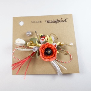 Martisor tip brosa, model 25MBR081 - Img 2