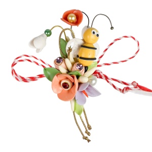 Buchete de flori cu albinute, model 25MBR105