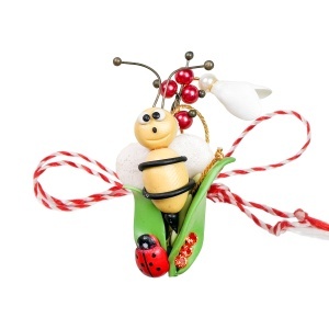 Buchete de flori cu albinute, model 26MBR126