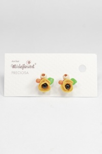Cercei handmade cu cristale, model 238 - Img 2