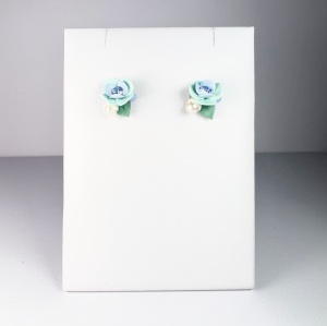 Cercei handmade cu cristale, model 262 - Img 2