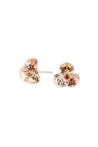 Cercei Round Stones Chaton Tripple SS29, model 234