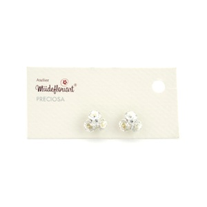 Cercei Round Stones Chaton Tripple SS29, model 236 - Img 2