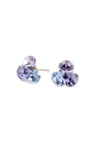Cercei Round Stones Chaton Tripple SS29, model 247