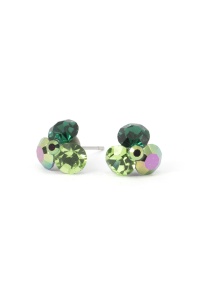 Cercei Round Stones Chaton Tripple SS29, model 377