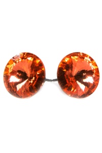 Cercei Round Stones Rivoli 10mm, model 07
