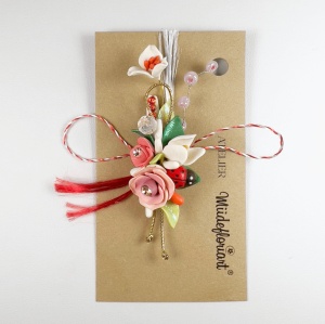 Martisor tip brosa, model 25MBR086 - Img 2