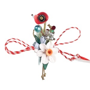 Martisor tip brosa, model 26MBR117