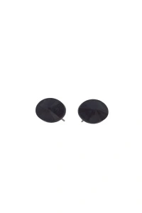 Cercei Fancy Stones Crystal Silver Night F. 14x10 mm - Img 1