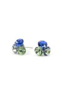 Cercei Round Stones Chaton Tripple SS29, model 378