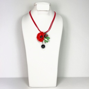 Colier handmade cu cristale-model04 - Img 2