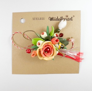 Martisor tip brosa, model 25MBR085 - Img 2