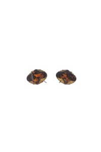 Cercei Fancy Stones Topaz Dorado ZF 14X10 mm