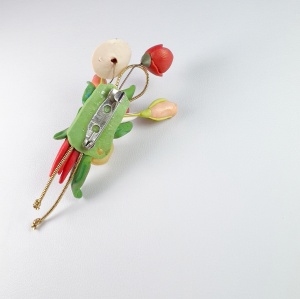 Martisor tip brosa, model 25MBR017 - Img 3