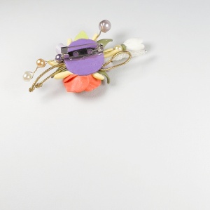 Martisor tip brosa, model 25MBR081 - Img 3