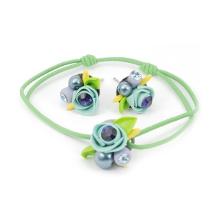 Set Bratara cu cercei, Miidefloriart, model 17