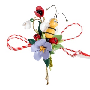 Buchete de flori cu albinute, model 25MBR104