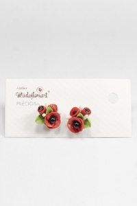 Cercei handmade cu cristale, model 231 - Img 2