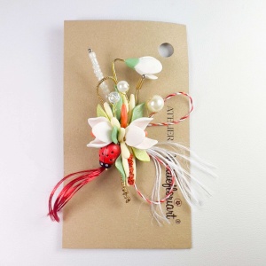 Martisor tip brosa, model 25MBR090 - Img 2