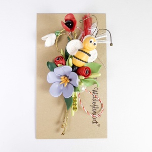 Buchete de flori cu albinute, model 25MBR104 - Img 2