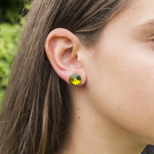 Cercei Rivoli ss49, Miidefloriart , verde , model 06 - Img 2