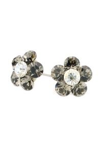 Cercei Round Stones Chaton Flower SS24, model 355