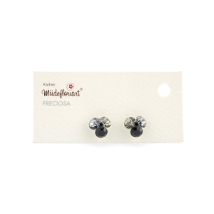 Cercei Round Stones Chaton Tripple SS29, model 232 - Img 2