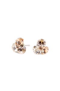 Cercei Round Stones Chaton Tripple SS29, model 250