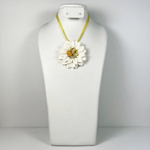 Colier handmade cu cristale model 28 - Img 2
