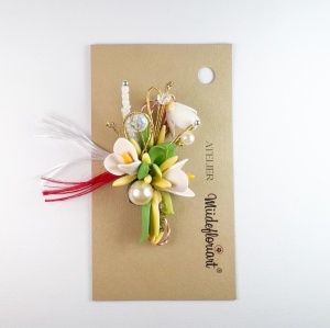 Martisor tip brosa, model 25MBR002 - Img 3