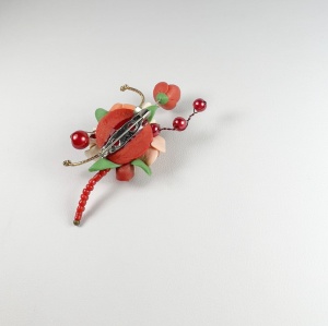 Martisor tip brosa, model 25MBR035 - Img 3