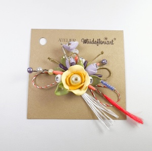 Martisor tip brosa, model 25MBR080 - Img 2