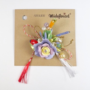 Martisor tip brosa, model 25MBR088 - Img 2