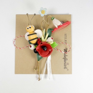 Martisor tip brosa, model 25MBR098 - Img 2