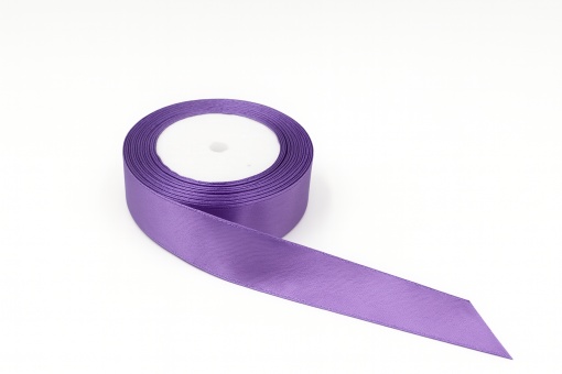 Fundiță Violet – Satin 2.5 cm, 100 cm lungime