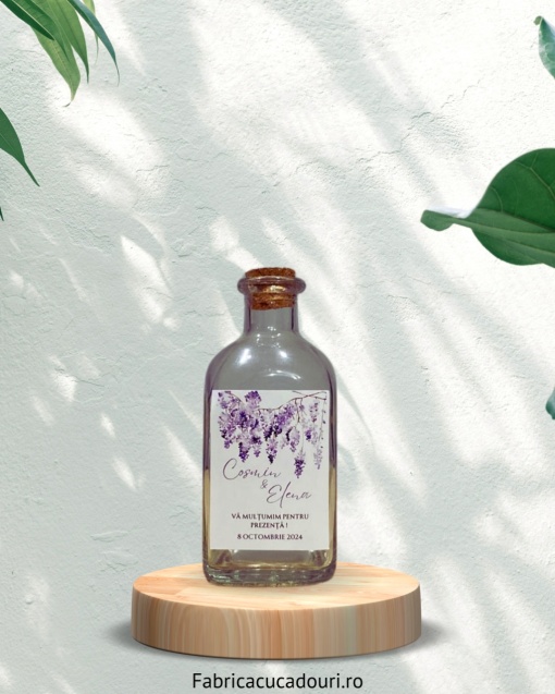 Sticlă de 150 ml cu dop