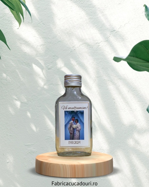 Sticlă de 100 ml cu poza personalizata