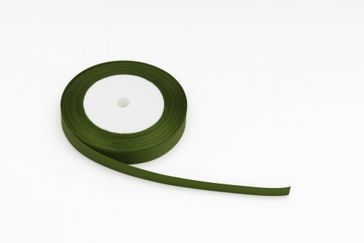 Fundiță Verde Închis – Satin 1 cm, 100 cm lungime