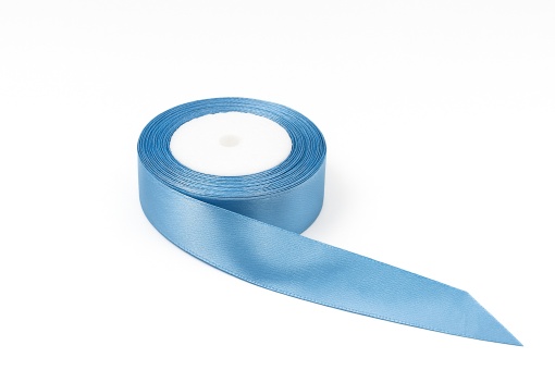 Fundiță Albastră – Satin 2.5 cm, 100 cm lungime