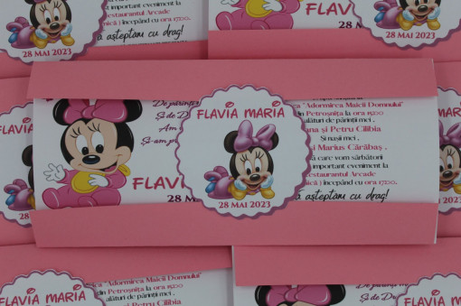 Invitație botez Minnie