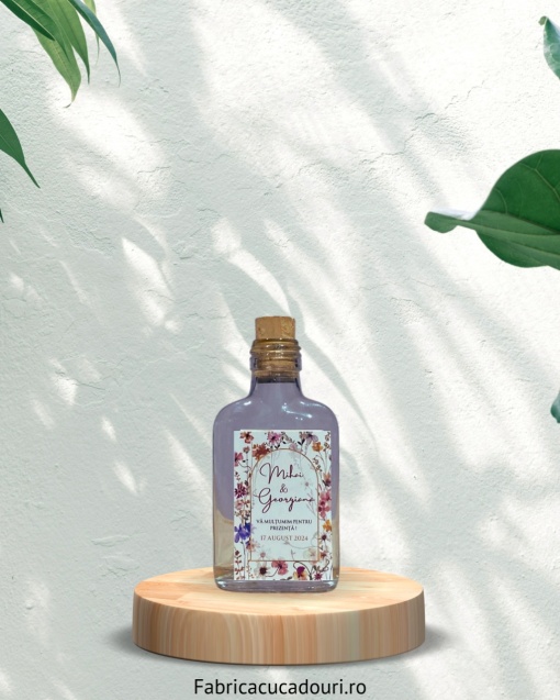 Sticlă de 100 ml cu dop