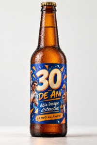 Bere personalizată – 30 ani – Abia începe distracția! – 330 ml