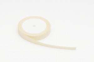 Fundiță Crem – Satin 1 cm, 100 cm lungime
