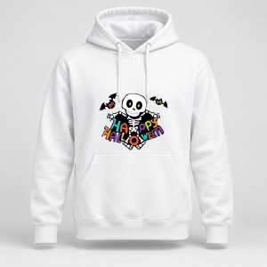 Hanorac personalizat Happy Halloween schelet