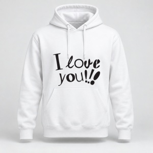 Hanorac personalizat I Love You