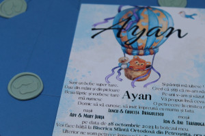 Invitație botez cu sigiliu ceară - Img 4
